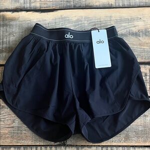 NWT ALO Yoga Black Match Point Shorts XS